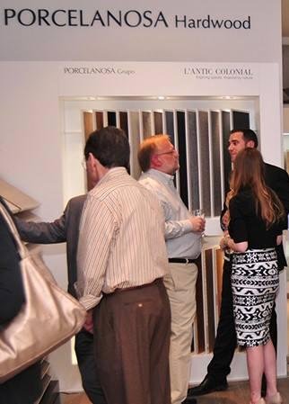 Brian at the Grand Opening of Porcelanosa, Denver - a hard surface and kitchen and bath cabinet and accessory firm from Spain which recently opened at the Denver Design District.