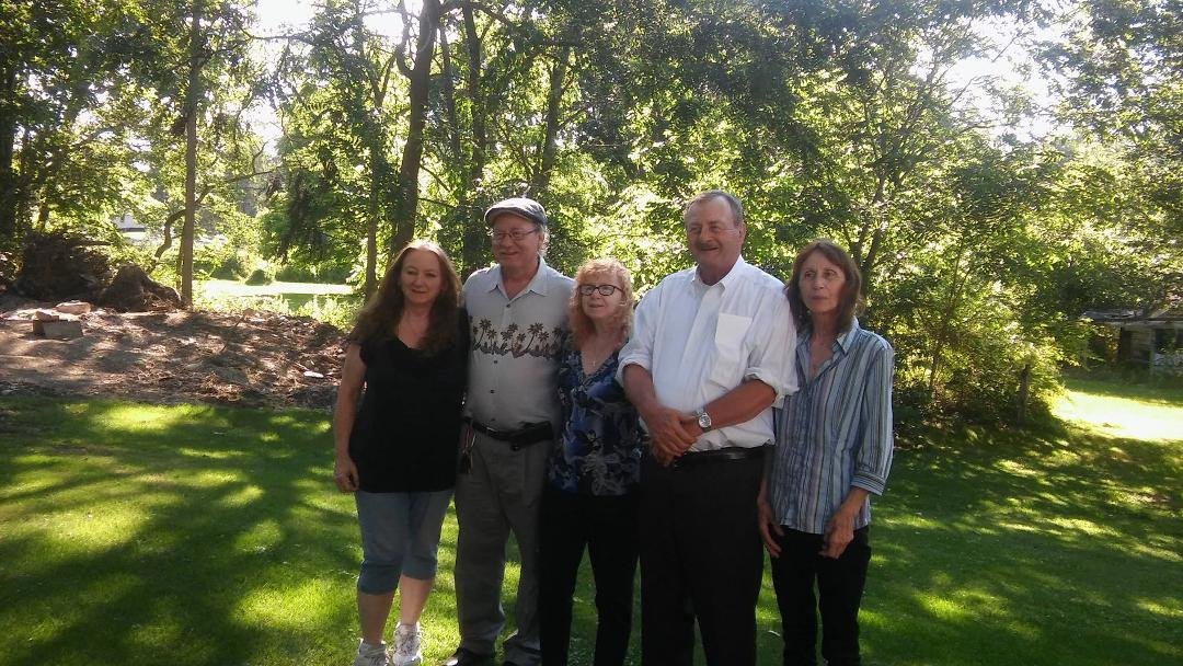 John Downing (Butch),Betty Lowden, April Barhydt(Downing) Jerry Downing and Mary Downing Pike THE DOWNING CLAN!