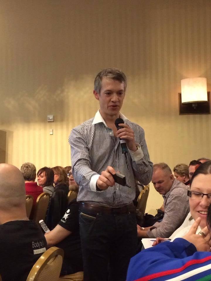 Jason O'Toole was so exciting to listen to that I never got a picture. Thanks Jenn Gerlitz for the pic and Jason for the inspiration to Relaunch.