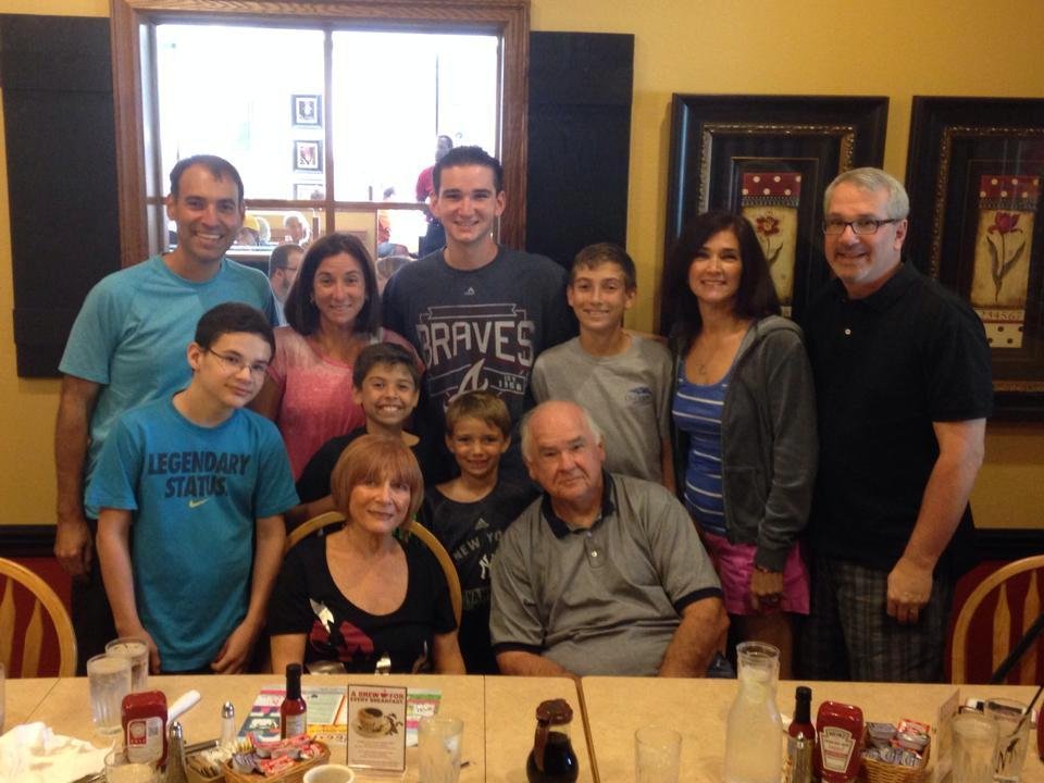 Celebrating our 51st anniversary with our family!