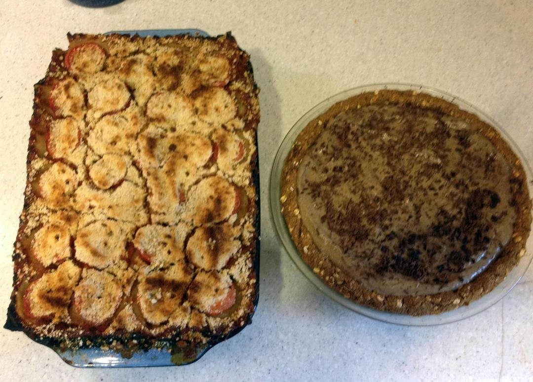 Hannah Boschma Kratzer and JoEllen Hothem are into the Engine 2 diet http://engine2diet.com/
So I spent all morning making two of their dishes. Sweet Potato Lasagna http://engine2diet.com/recipe/raise-the-roof-sweet-potat