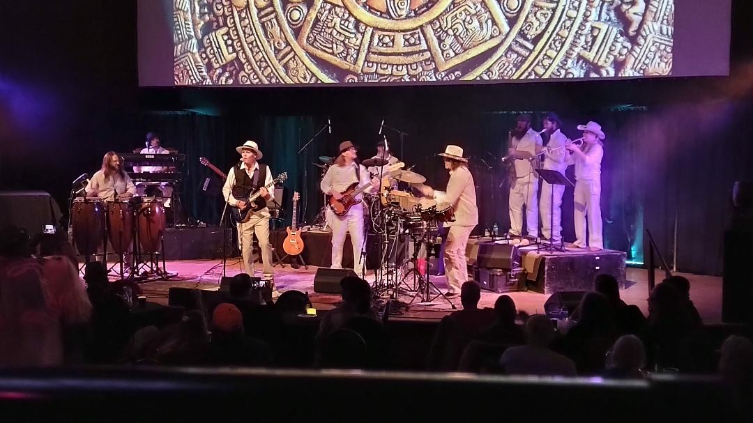 Another great show tonight at Stargazers Theatre and Event Center. Santa Rios is a tribute band for the music of Carlos Santana and they are great! Lots of memories for us old hippies!