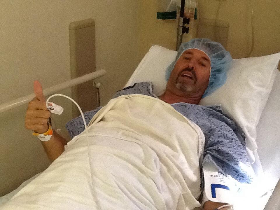 Mark Cochran ready for surgery!