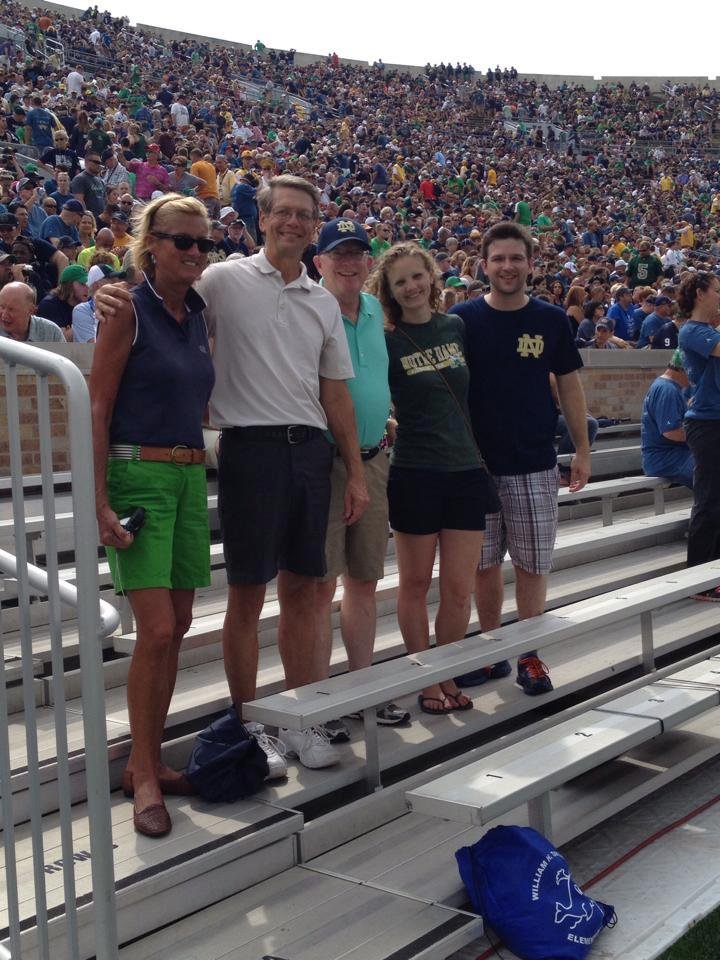 Thanks for a great day at ND with the Gronli's