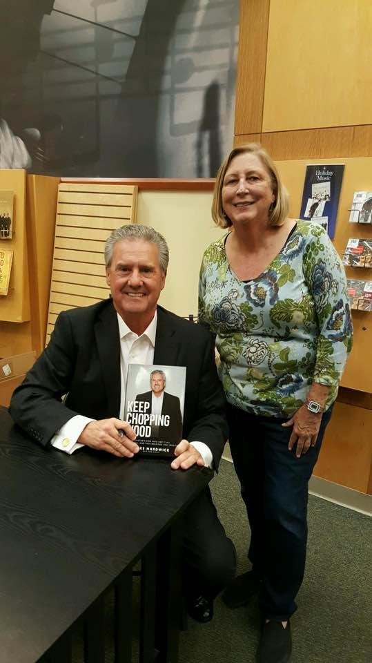 What fun last night at Mike Hardwick's first book signing at Barnes and Noble for his book "Keep Chopping Wood". He is a great man, boss, friend and teacher.