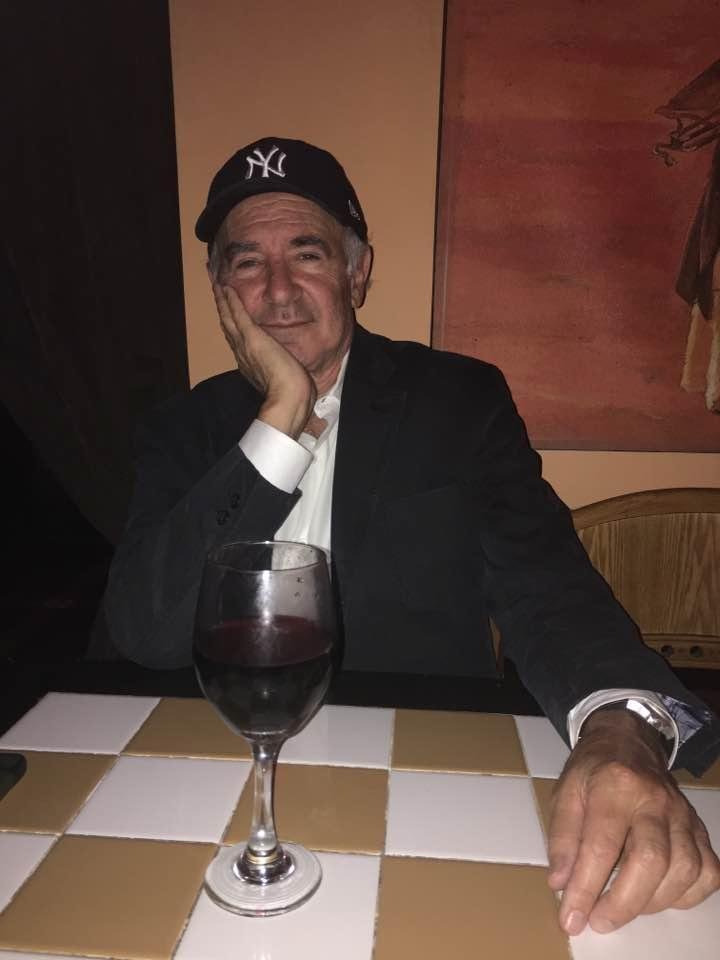 Watching the Yankees comeback win...with my daughter Emily at New York's Iguana Club ...what's better? In the background, 
Grandpa  Mel B. Kaufman's 1918 hit Me-Ow is played  live by the Vince Giordano's 12 pic swing band..