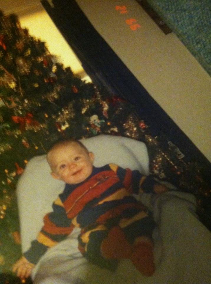 My little brother Chaz when he was a baby