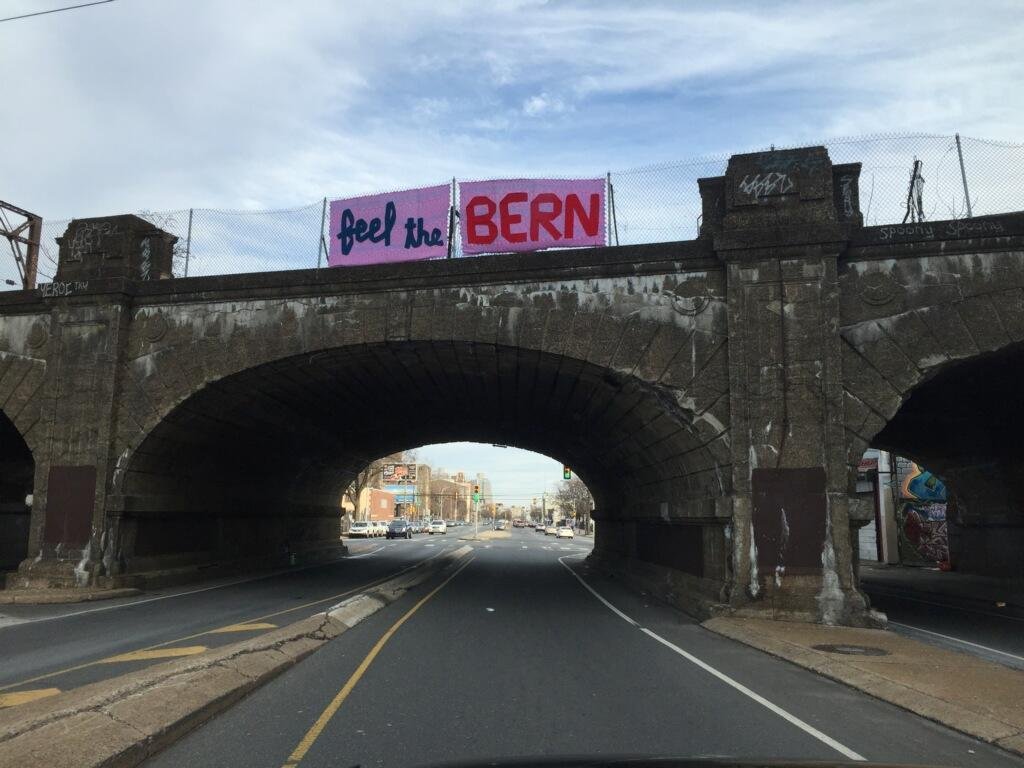 From my Daughter BobbyJo while driving in Philly today.