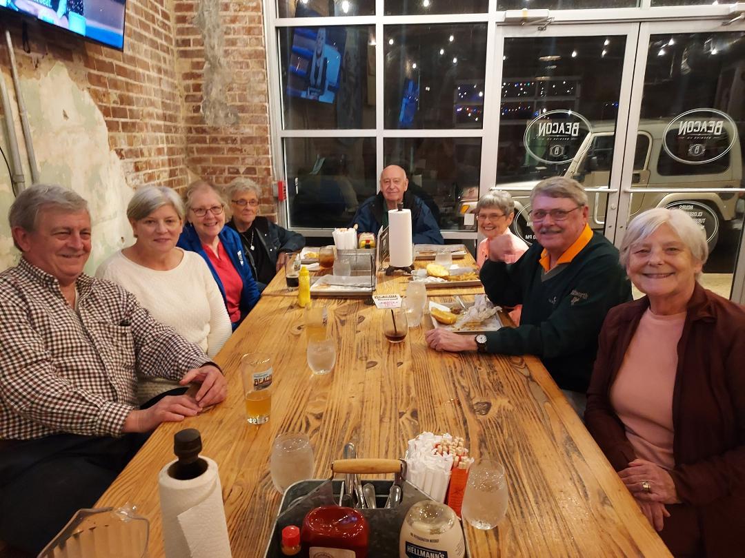 Family get together a Beacon Brewing Co. with my sister, cousins and spouses. Clockwise, Rudy Quillian, Elizabeth (Williams) Quillian, Martha (Banks) Stefenoni, Barbara Abbott Bowen, Rick Pearson, Marilyn (Abbott) Pearson,