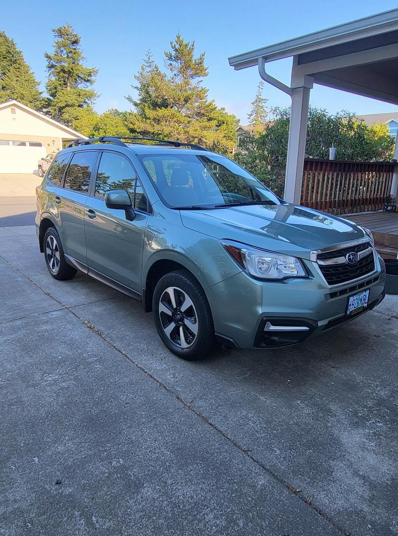 On May 29 a driver ran a stop sign and totaled our car, today we got a replacement 2017 Forester with only 29,000 miles. Great shape.