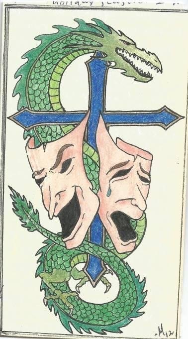 Smile Now Cry Later Dragon Coat of Arms