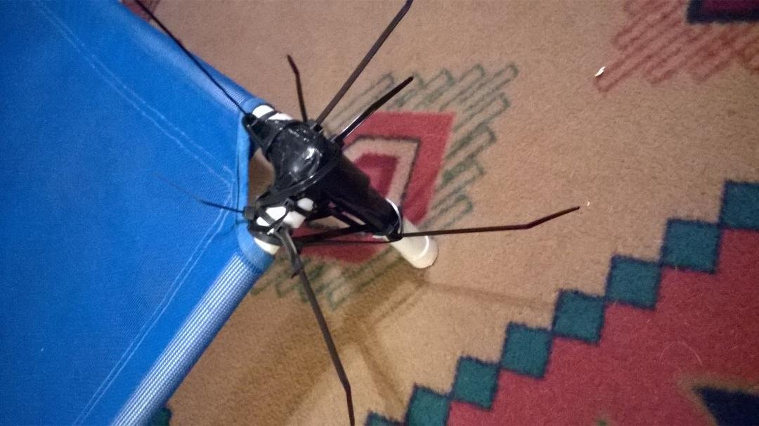 All you need is duct tape and zip ties and you can fix anything. The leg broke on my dogs bed