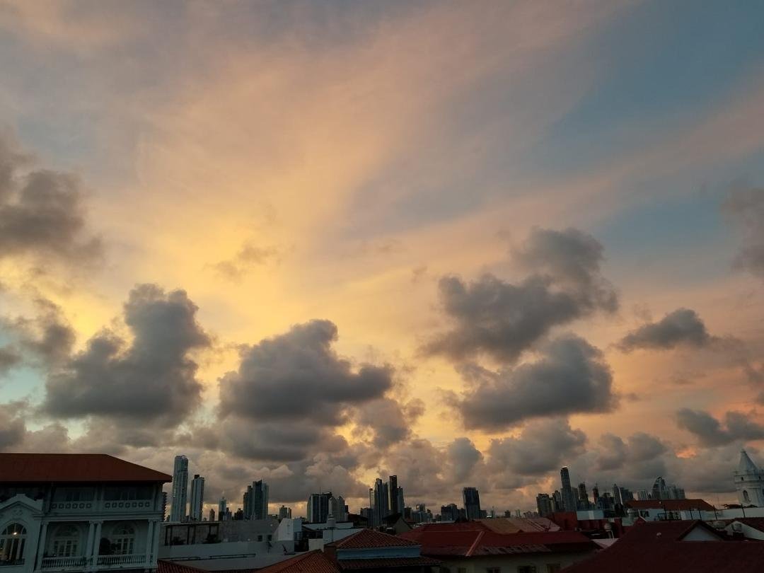 Sunset over Panama City