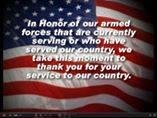 Honoring our Armed forces.