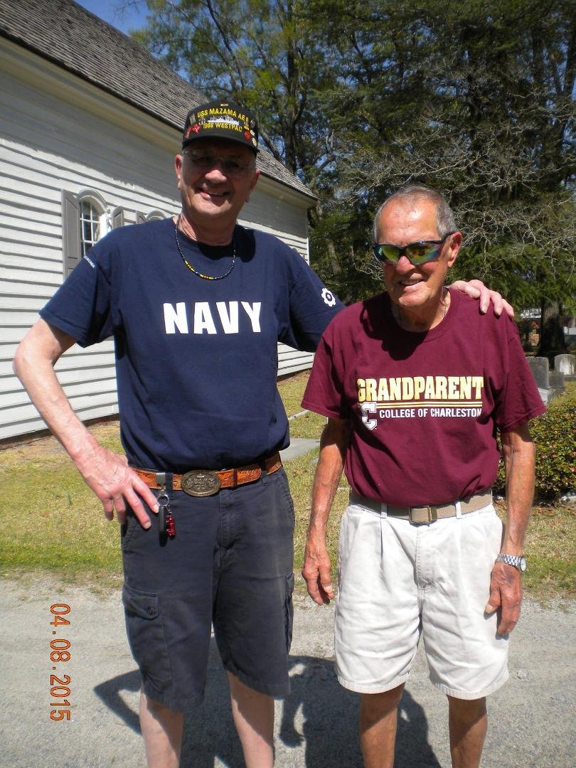 I got to meet Jim Anderson, who was responsible for getting the Mazama bell in the church. It was a pleasure to talk with him. I left them a photo of the ship and a history of the awards the ship earned.