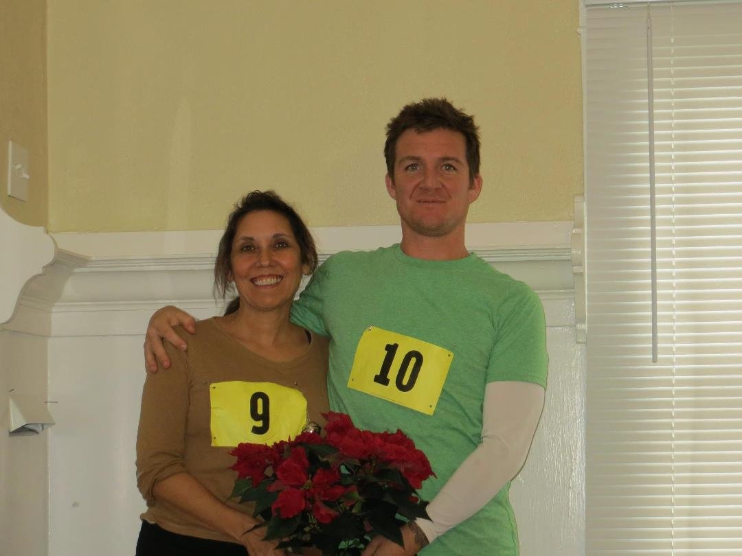 Merry Christmas!! Here we are after our first Christmas 10k, the Jingle Jog in Meadow Vista, CA.