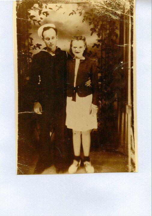 This is our mother Illa. She married very young and had six children. She worked side by side by our dad in the fields.She loved playing cards......playing Jax......and coloring with us girls. You could say that she grew up