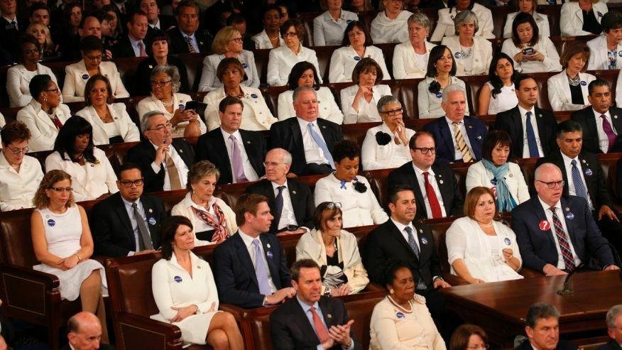 Looks like Pelosi told them to leave their hoods at home...