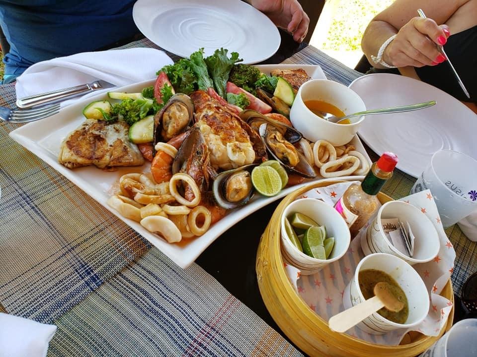 Seafood platter
