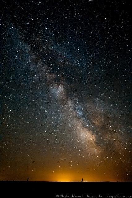 This is the night sky over Ogden, Utah.