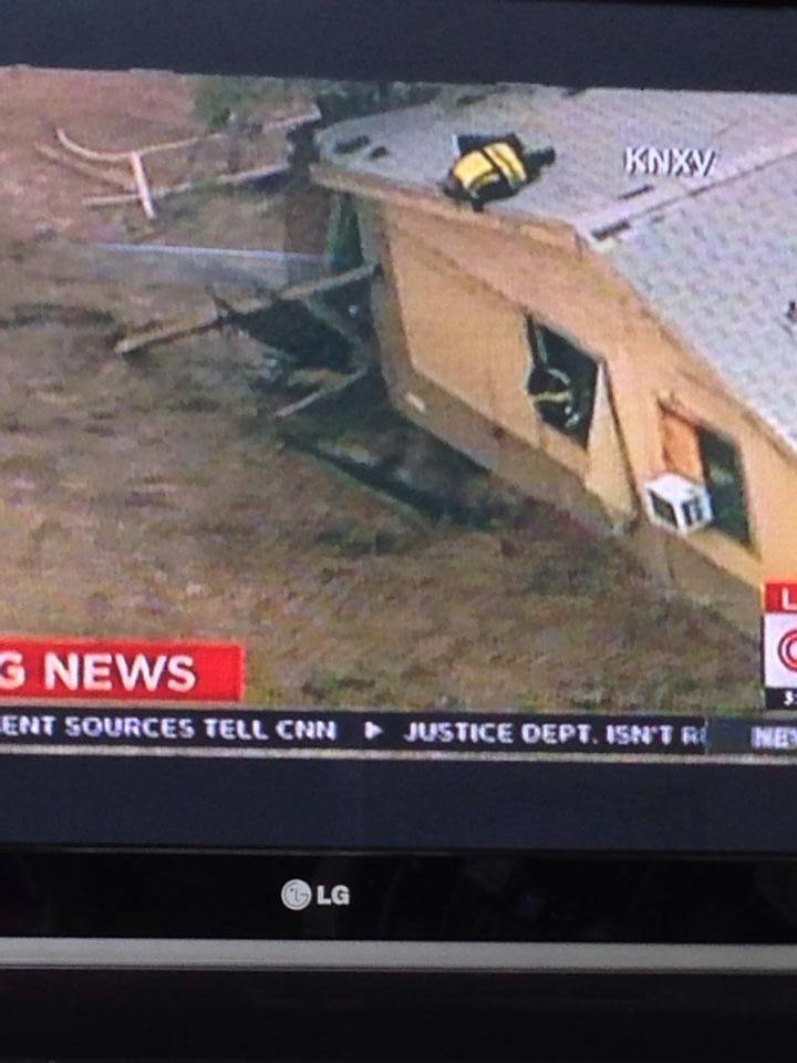 Watching in horror as this rescue is taking place in Phoenix