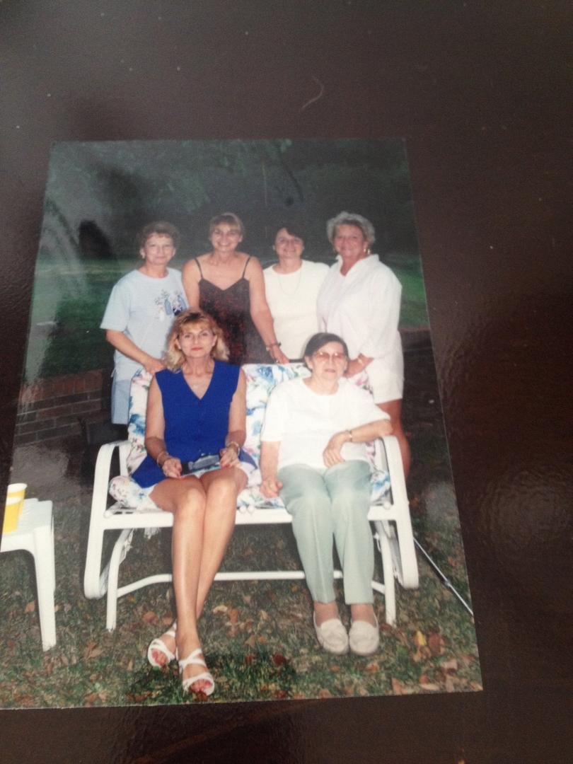 Let me try this again all five of us sisters and one of mom 80 birthday party.