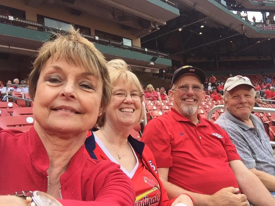 So, who's at the Cardinal game tonight?