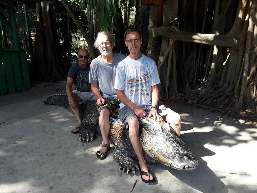 Couple of combat vets and myself doing a little R and R in Bonita springs,  feeling blessed