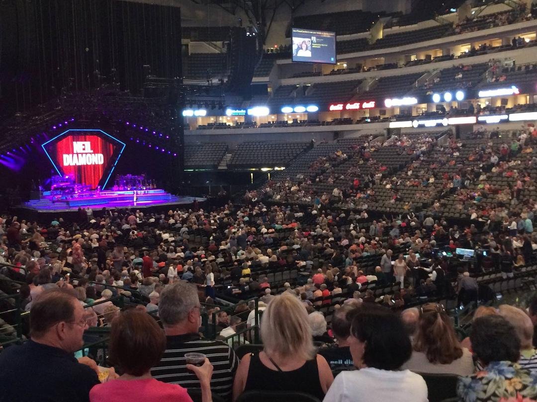 Ready for the Neil Diamond concert. So excited. Thanks so much to my great neighbors. Don And Carmen for the I invite