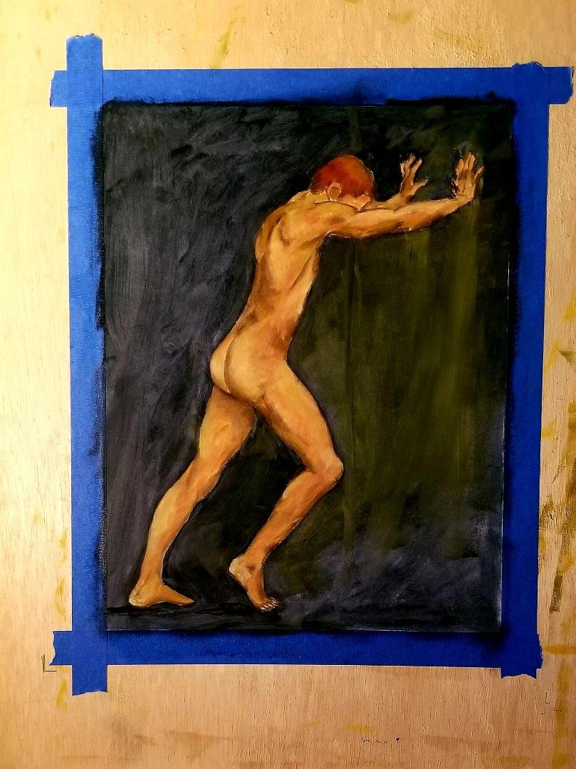Started work on this sketch today. Much more work to do.
oil on paper
11 x 14