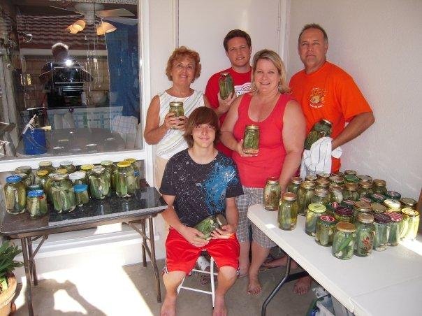 Mary Barry, Tina, Bill, Andrew 2009