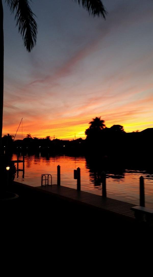 Sunset in Cape Coral, Florida