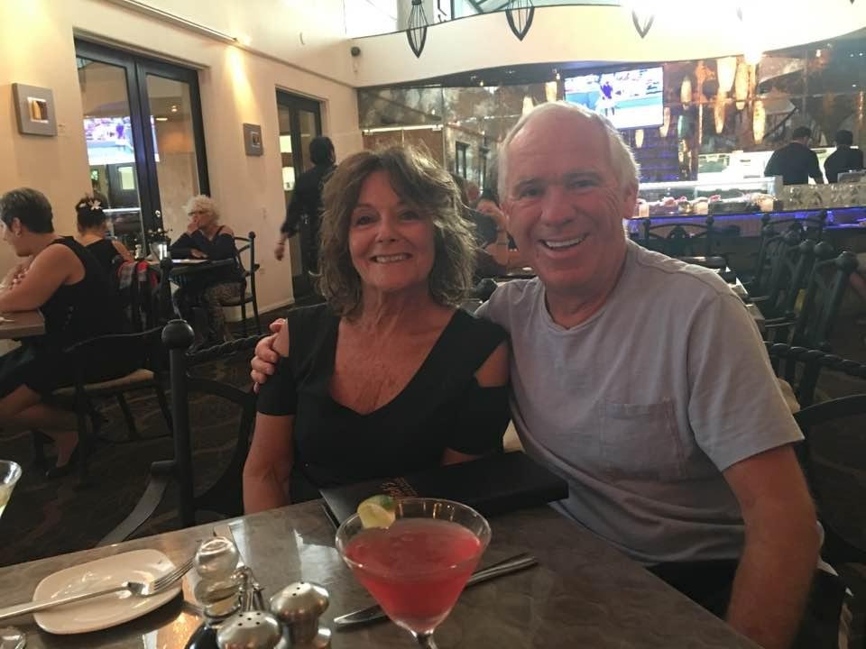 Ray picked up this beautiful woman in Palm Springs while I was watching tennis😎