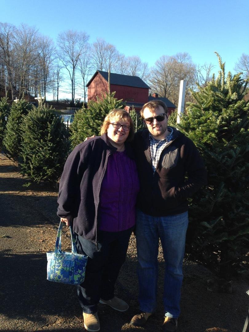 Picking out Michael's 1st Christmas tree in his new home!