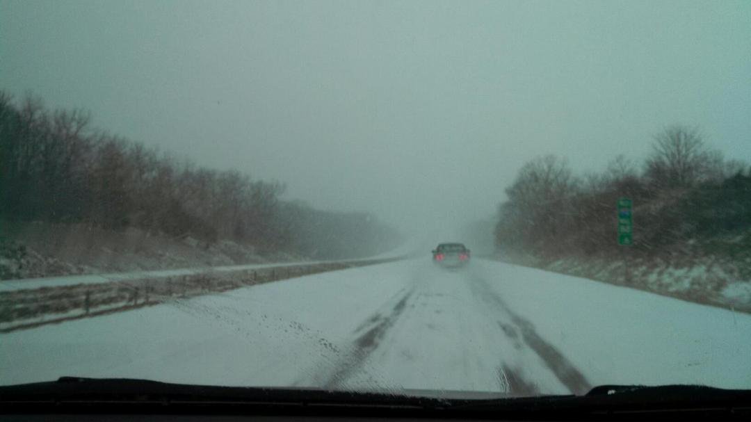 On our way to Duane's in Eudora, Kansas