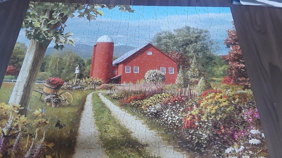 Took us 2 days, but only 300 pieces.