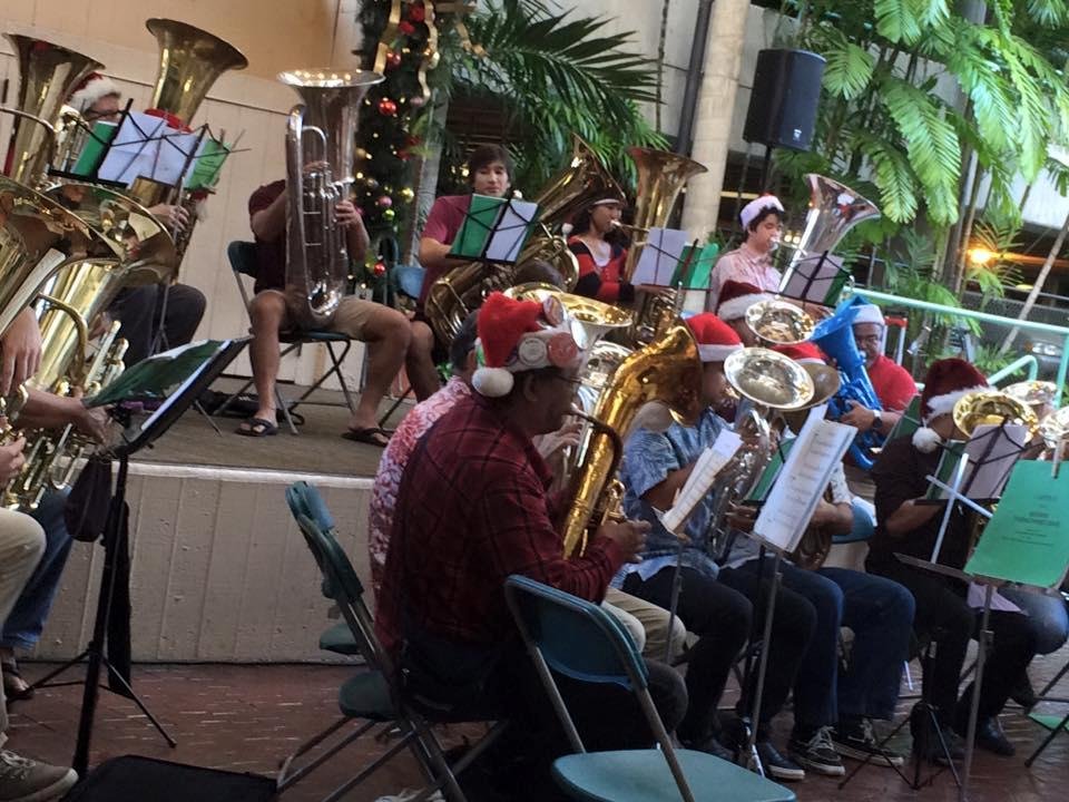 Annual Christmas tuba concert! Samara Weissmann Maya Weissmann