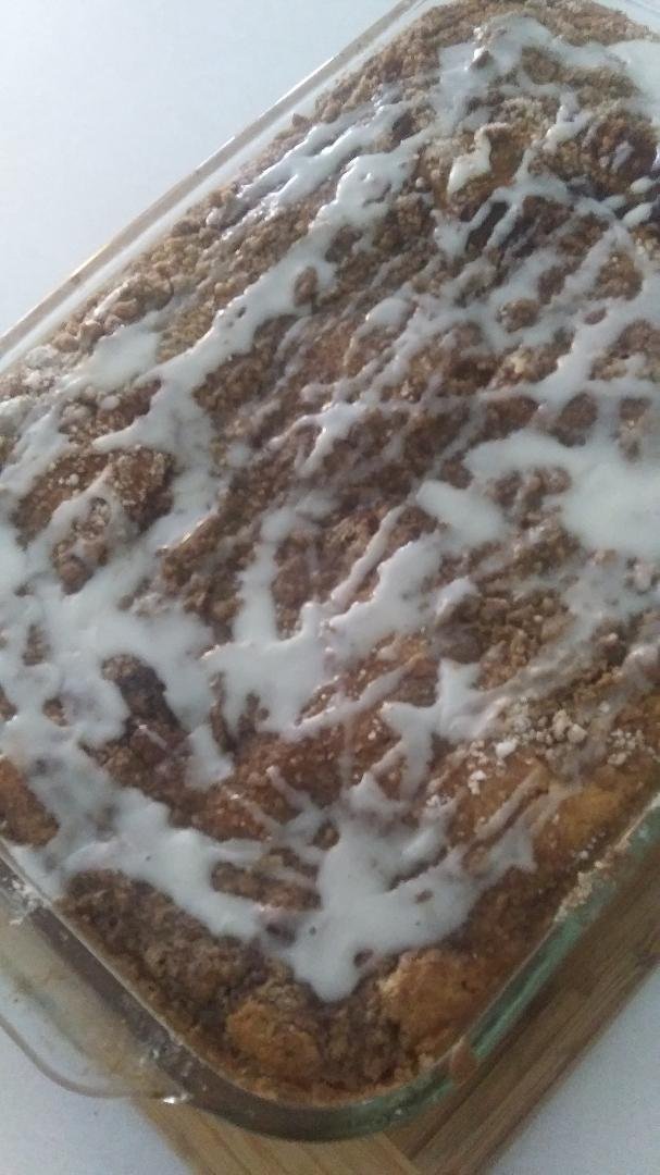 Homemade apple coffee cake!