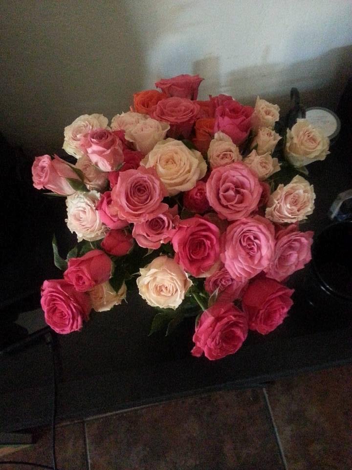 "Just Because" flowers are the best to get. Thank you Sweety, you made my day!!