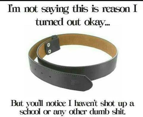I can guarantee you it had something to do with it though! It was a terrible day stuck in my room waiting on my dad to get home if mom had to call him at work because of me!