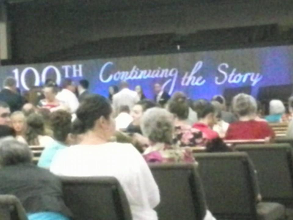At the one hundreth anniversary of the Louisiana district campmeeting of the United Pentecostal Church International. Having a fabulous time of preaching and singing and worship