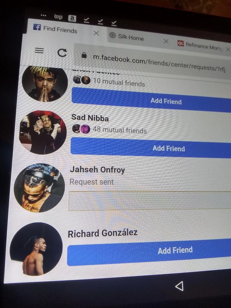 Some friends requests