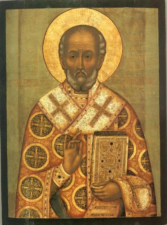 December 6
† Our Father among the Saints Nicholas the Wonderworker, Archbishop of Myra (345)
    Our beloved holy Father Nicholas is, along with St George (and second to the All-holy Theotokos), probably the best-loved Sain
