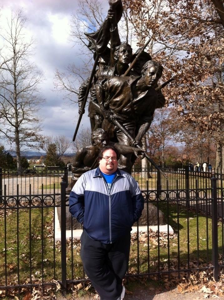 Mike Brown at Gettysburg, Pa. Nov 2014.
