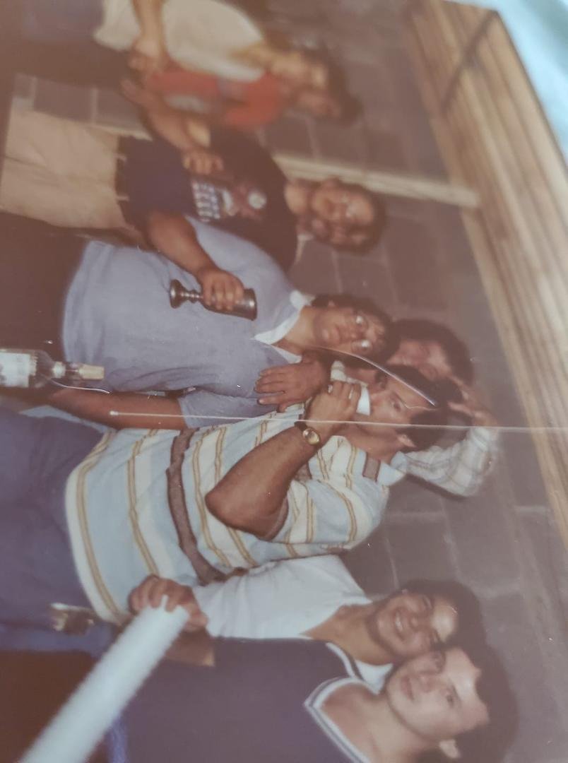 Good picture Tom Cheney Bobo suffy bird Vinnie and Paul. Had to be 1980