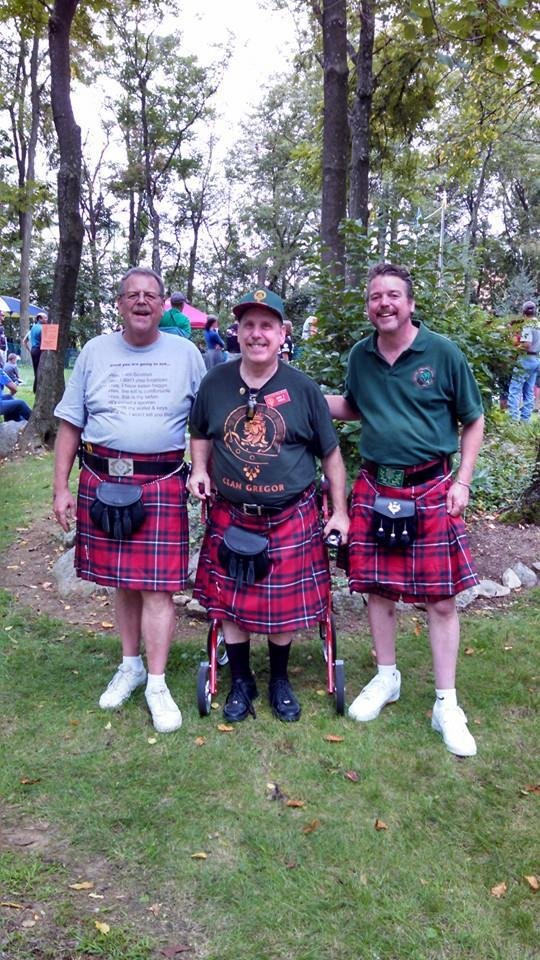 Me John Gregg and Thaddeus Gregg at the games