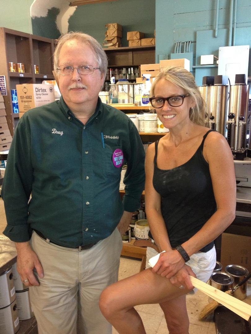 I got to help Nicole Curtis with some paint for her present project on 3rd Ave.
HGTV DIY Network Rehab Addict