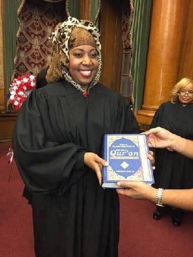 No media coverage on this.

Another chink in the armor, no one cares, until it's too late!

Step by step by step, this is how our culture will end.....

First Muslim Woman Judge Carolyn Walker, hand-picked by President Obam