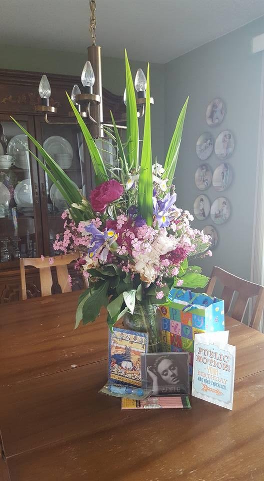 Uh-oh they did it again. Thank you Kathryn Ferguson Rice, Joshua Rice, Kya Rice and Brody Rice for a wonderful birthday dinner/celebration. You all are the best. Love you!
