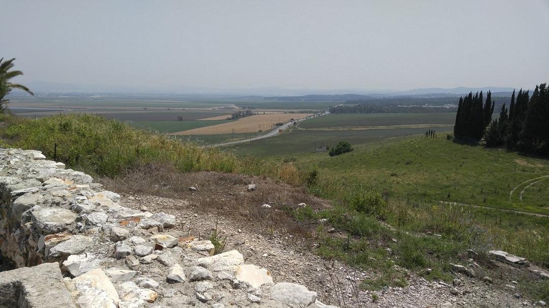 The valley of Meggedo or Jezreeal commonly called Armageddon!